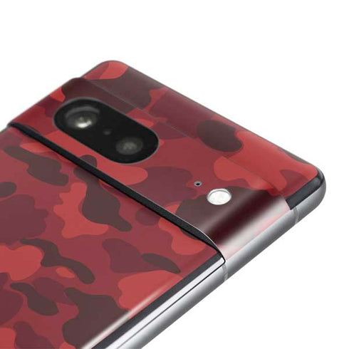 Red Street Camo Pixel Skins